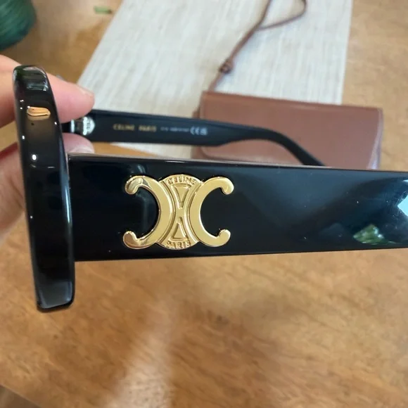 Celine Triomphe Black Sunglasses - Picture 9 of 12